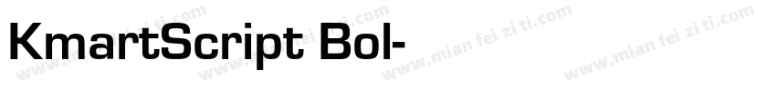 KmartScript Bol字体转换